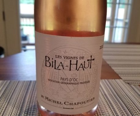 Image of a bottle of 2018 Michel Chapoutier Les Vignes de Bila-Haut Pays d'Oc Rose'
