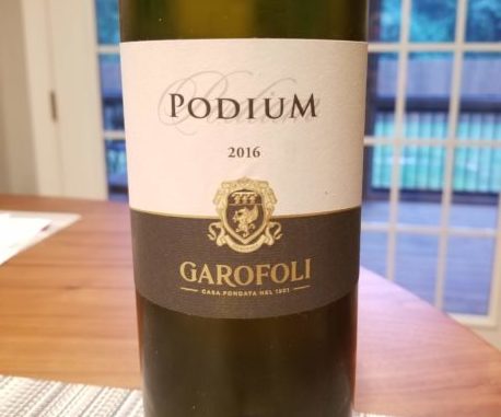 Image of a bottle of 2016 Garofoli "Podium" Verdicchio dei Castelli di Jesi Classico Superiore DOC