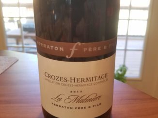 Image of a bottle of 2017 Ferraton & Fils Crozes-Hermitage "La Matiniere" Red