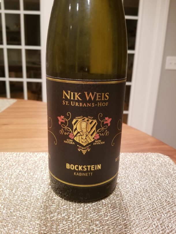 2018 Nik Weis St. Urbans-Hof Ockfener Bockstein Kabinett Riesling