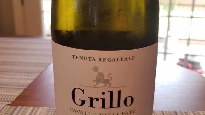 Image of a bottle of 2018 Grillo from Tasca d'Almerita