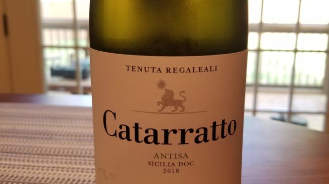 Image of a bottle of 2018 Tasca d'Almerita "Antisa" Catarratto