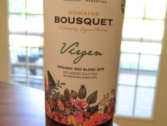 Image of a bottle of 2018 Domaine Bousquet Virgen Red Blend