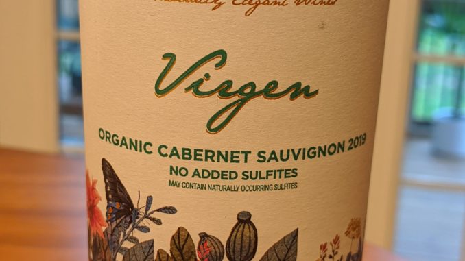 Image of a bottle of 2019 Domaine Bousquet Virgen Cabernet Sauvignon