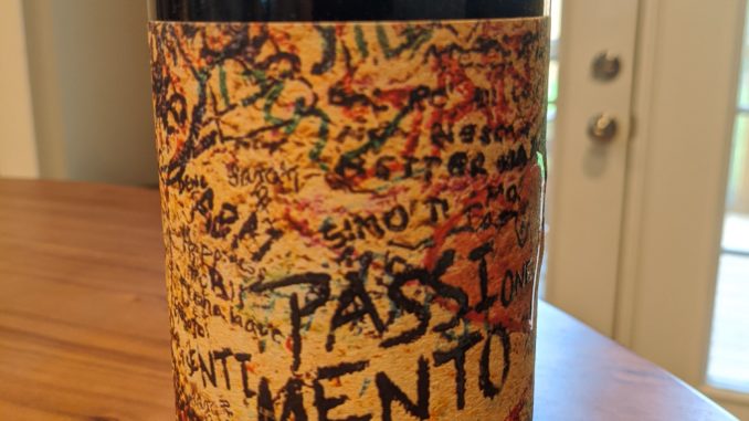 Image of a bottle of 2017 Pasqua Romeo & Juliet Passione Sentimento Rosso