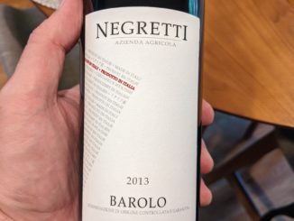 Image of a bottle of 2013 Negretti Barolo Mirau
