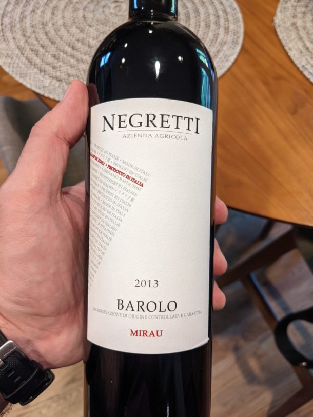 2013 Negretti Barolo Mirau - The Good Wine Guru