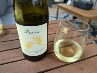 Image of a bottle of 2019 Ruston Family Vineyards Sauvignon Blanc from Napa Valley