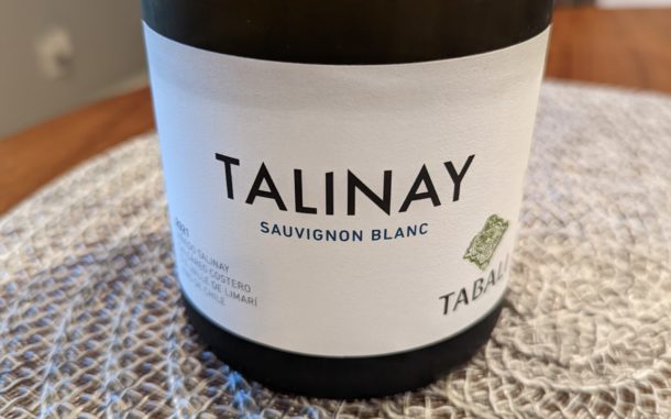 Image of a bottle of 2021 Tabali Talinay Sauvignon Blanc