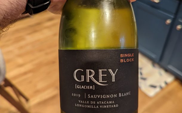 Image of a bottle of 2019 Grey Sauvignon Blanc from Chile