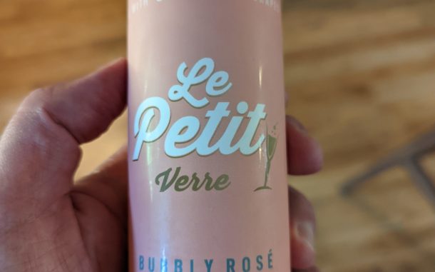 Image of a can of 2021 Domaine Bousquet Let Petit Sparkling Rose'