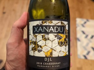 Image of a bottle of 2018 Xanadu "DJL" Chardonnay