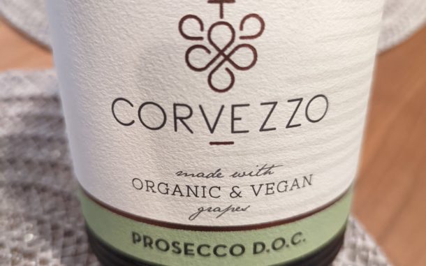 Image of a bottle of 2020 Corvezzo Prosecco