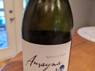 Image of a bottle of 2020 Amayna Sauvignon Blanc