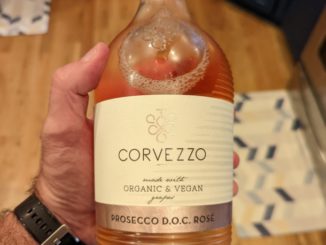 Image of a bottle of 2020 Corvezzo Prosecco Rose'
