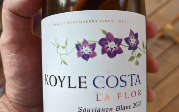 Image of a bottle of 2021 Koyle Costa La For Sauvignon Blanc