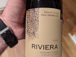 Image of a bottle of 2019 Pali Wine Co "Riviera" Pinot Noir