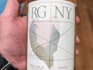 Image of a bottle of 2020 RG|NY Viognier