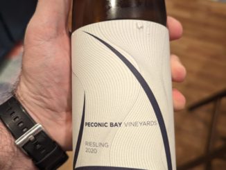 Image of a bottle of 2020 Peconic Bay Vineyards Riesling