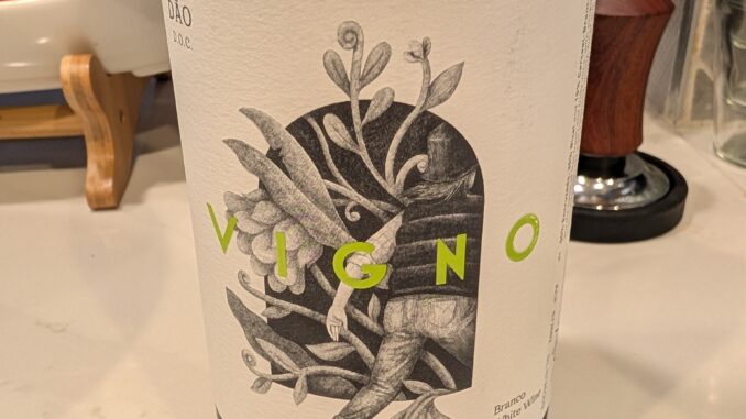 A bottle of 2025 Freire Lobo Vigno Branco